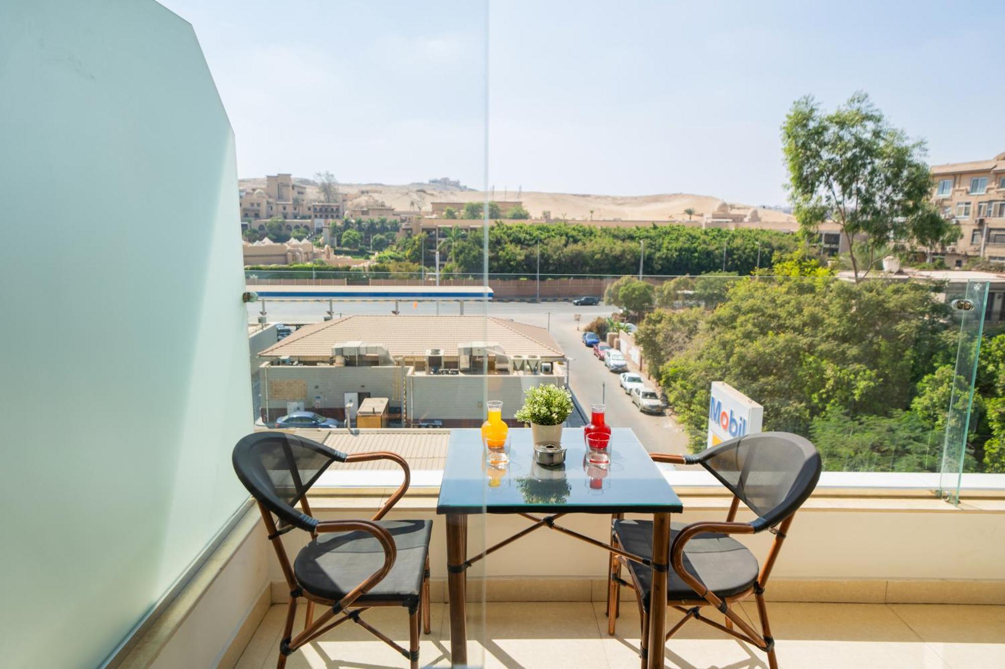 King Pyramids View Hotel Kafret el-Gabal Eksteriør billede